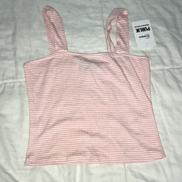 Forever 21 Ribbed Pinstriped Top - Picture 1 of 3